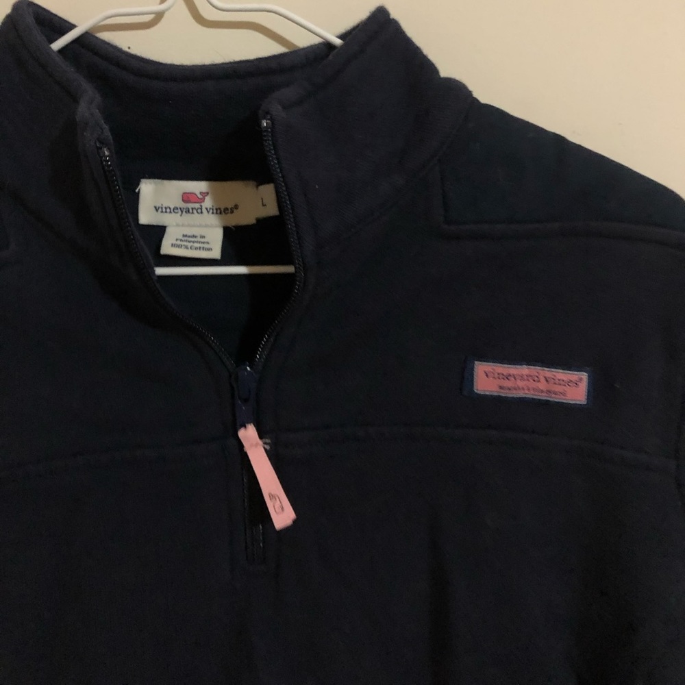 Vineyard vines navy blue pullover sweater long sleeve